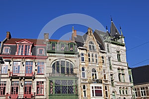 Building facade in Ghent