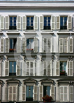 Building facade in Paris