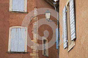 Building Facade in Roussillon Village, Provence
