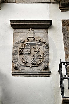 Building facade with stone coat in Porto