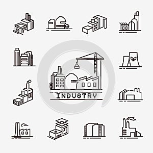 Building factory icons