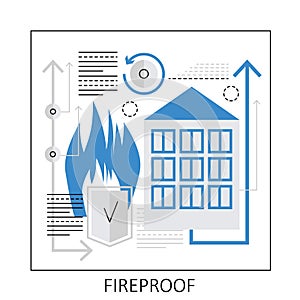 Building fireproof construction