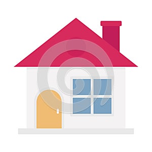 Building flat vector icon which can easily modify or edit