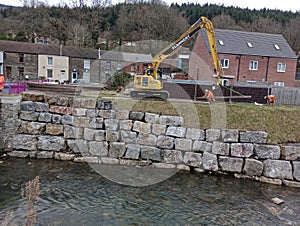 Building flood defences