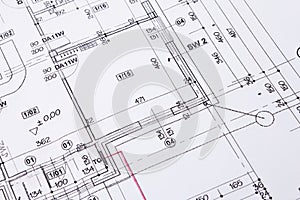 Building floor plan.