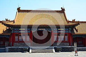 A building in the forbidden city, China