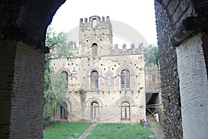 Building in fortress city Fasil Ghebbi, Amhara