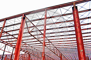 Building frame under construction