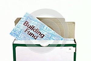 Building fund envelope