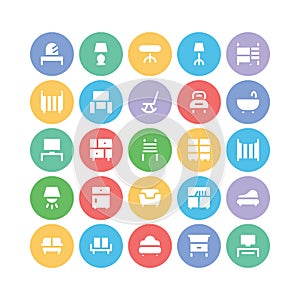 Building & Furniture Vector Icons 8