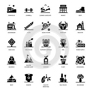 Building Glyph Icons Pack