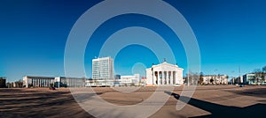 Building Of Gomel Regional Drama Theatre On The Lenin Square in