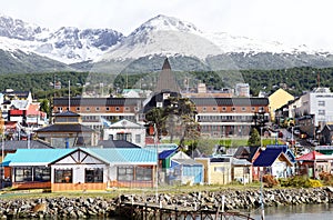 Building of Government of the Province in Ushuaia, the capital of Tierra del Fuego, Argentina