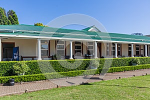 Building Ground Level Classrooms Offices Outdoors