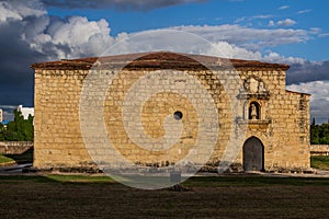Building at the grounds of Fortaleza Ozama fortress in Santo Domingo, capital of Dominican Republi