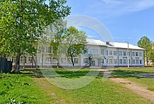 Building of high school No. 32 of a name of the academician A.A. Ukhtomsky. Rybinsk, Yaroslavl region