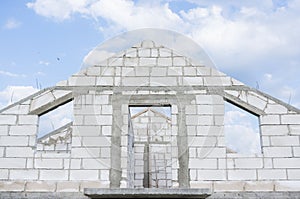 Building a house of white bricks