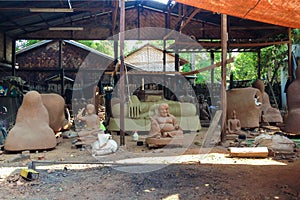 Building that houses the World`s Largest Bell in Mandalay, Myanm