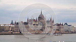 The building of the Hungarian Parliament in Budapest