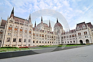 Building of the Hungarian Parliament in Budapest