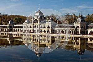 Building of ice rink in Budapest