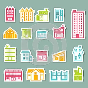 Building icons set