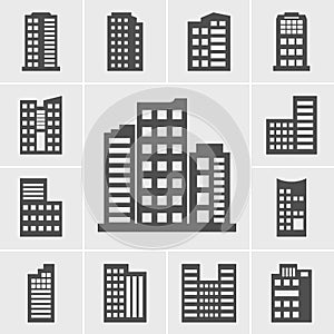 Building Icons Vector set