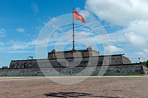 Building in the Imperial City of Hue, Vietnam Sep,