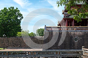 Building in the Imperial City of Hue, Vietnam Sep,