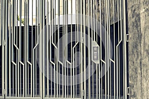 building intercom and gate