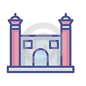 Building Isolated Vector icon which can easily modify or edit