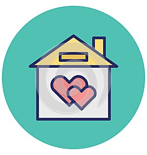 Building Isolated Vector Icon which can easily modify or edit