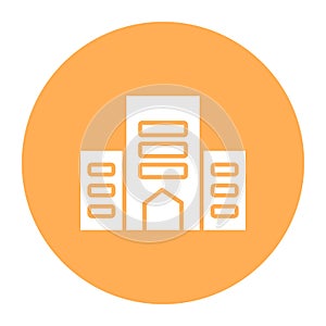 Building Isolated Vector icon which can easily modify or edit