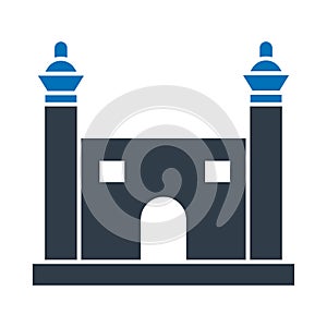 Building Isolated Vector icon which can easily modify or edit