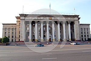 The building of the Kazakh-British technical University in Almaty city.
