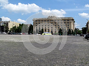 The building of the Kharkiv Region State Administration on the Svobody square, Kharkov, Ukraine