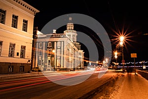 The building of the Kunstkamera on the University Embankment of St. Petersburg