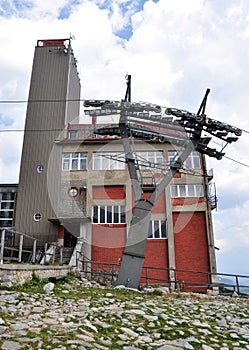 Building lifts,mountains High Tatras,Slovakia