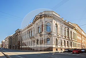 Building of the loan treasury on  Fontanka embankmen