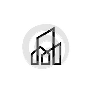 Building logo template vector designs