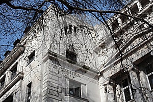 Building in London on Sunny Day