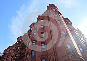 Building made of brick, Boston