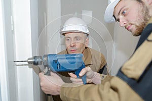 Building making hole on wall