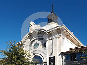 Building of Mercado da Ribeira or time out food market in Lisbon, Portugal