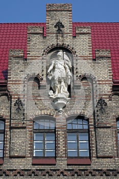 Building of the Ministry of Emergency Situations in Lvov, Ukraine