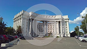 The building of the Ministry of Foreign Affairs in Kyiv, Ukraine