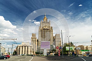 Building of the Ministry of Foreign Affairs in Moscow