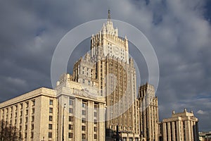 The building of the Ministry of Foreign Affairs of the Russian Federation