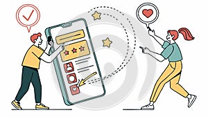 Building Mobile App Interface, UI UX Design, User Experience, vector design Generative AI