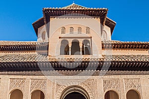 Building of Nasrid Palaces (Palacios Nazaries) at Alhambra in Granada, Spa photo